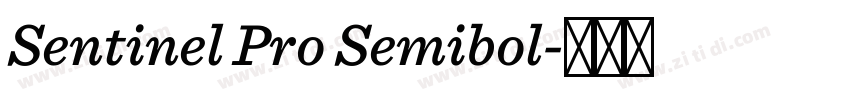 Sentinel Pro Semibol字体转换